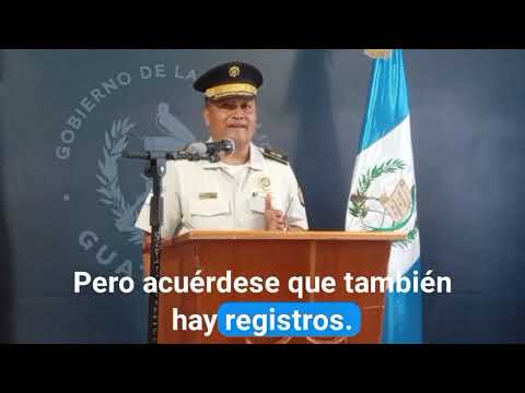 Comisario Félix Cujá  Flores Petén 🇬🇹 aclara que es ilegal que dos agentes instalen un operativo