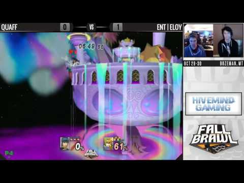 Fall Brawl 2016: Quaff (Marth) v. ENT | Eloy (Fox) - Project M 3.6 Singles