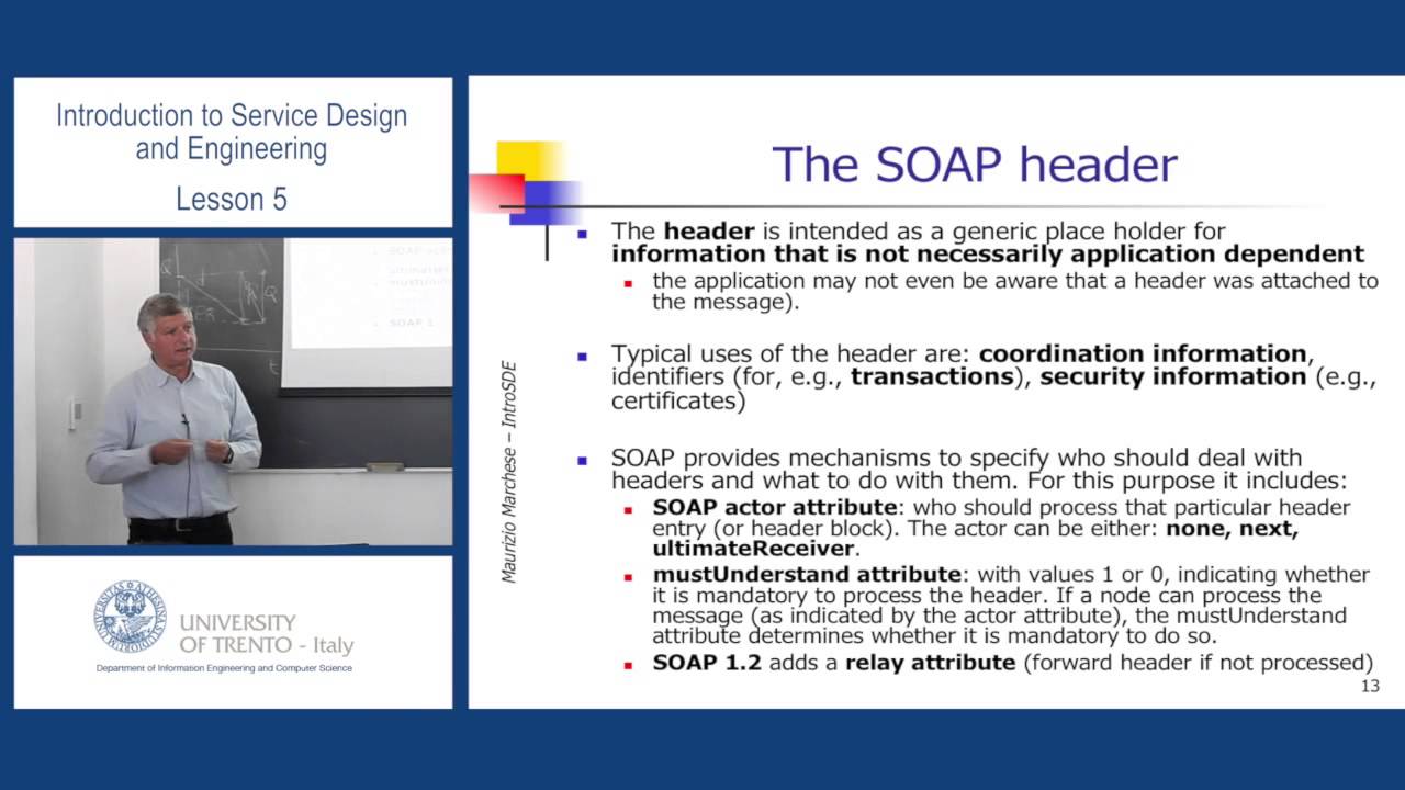 Lesson 5: Simple Object Access Protocol - SOAP
