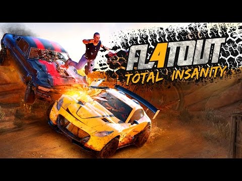 1 Runde mit FLATOUT 4 - TOTAL INSANITY | PS4 Pro Gameplay German Deutsch