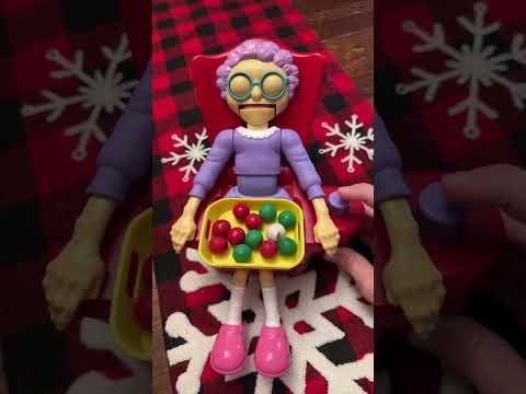 Granny loves her Christmas Cadbury mini snowballs 😂❄️ #shorts