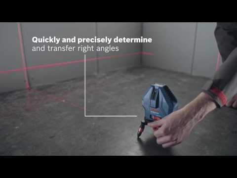 Bosch GLL 5-50X Professional 5-Ligne Niveau Laser Mesure self-leveling avec Sac