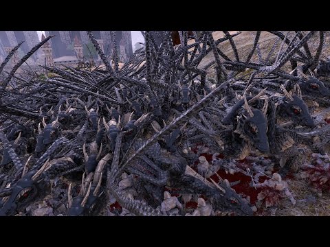 20000 DRAGONS VS 22000 WILD MANS - Ultimate Epic Battle Simulator 2 UEBS2