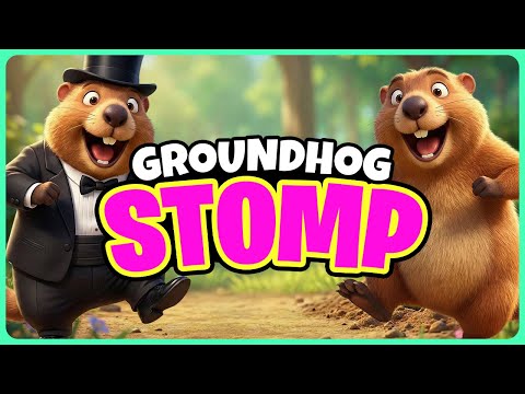 Groundhog Stomp ⚡️ Groundhog Day Brain Break for Kids ⚡️ Danny GoNoodle