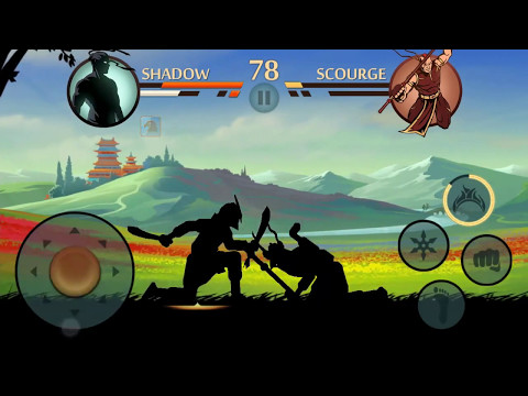 shadow fight 2 shadow vs scourge