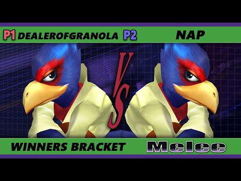 S@X 433 - DealerOfGranola (Falco) Vs. nap (Falco) Smash Melee - SSBM