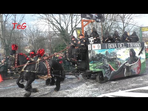Presentation of the floats - Ivrea Carnival 2025