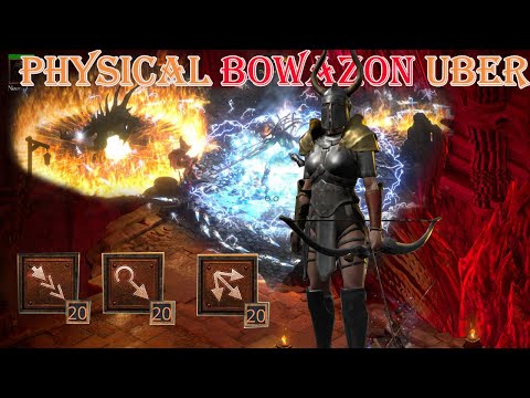 Diablo II Resurrected -  Physical Bowazon(Amazon) Build Uber Tristram