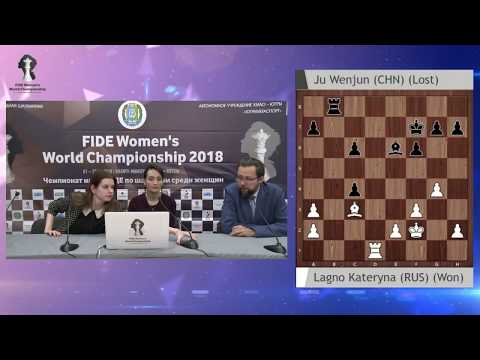 Press conference with Kateryna Lagno