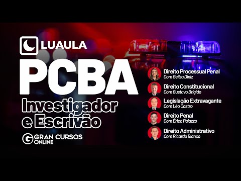 Concurso PC BA: Investigador e Escrivão - Luaula