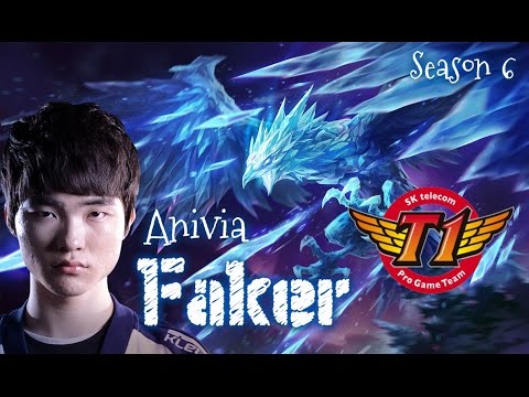 SKT T1 Faker ANIVIA vs Ahri MID - Patch 6.2 KR | League of Legends
