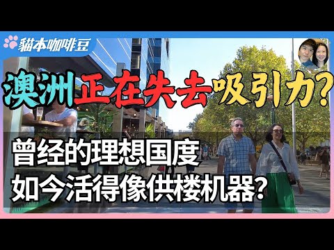 Thumbnail for 2025年澳洲正在失去对移民的吸引力？不是没人想来澳洲，而是越来越多人撑不下去了｜一个曾经让全世界羡慕的国家，为什么让人住不下去了？| 澳洲与新西兰移民生活深度分享 | 猫本咖啡豆