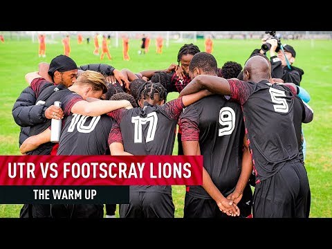 UTR vs Footscray Lions: The Warm Up