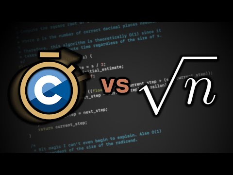 One second to compute as many square roots as I can