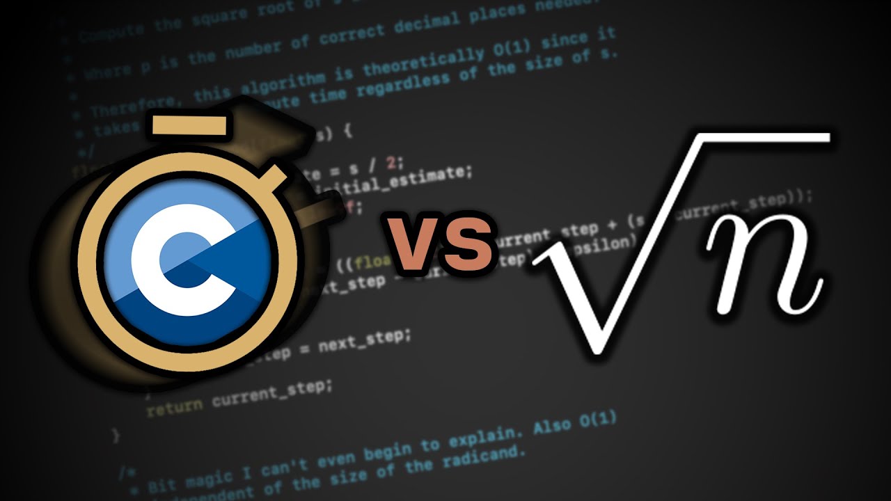 One second to compute as many square roots as I can