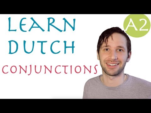 Learn Dutch conjunctions: inversion, catapult and word order
