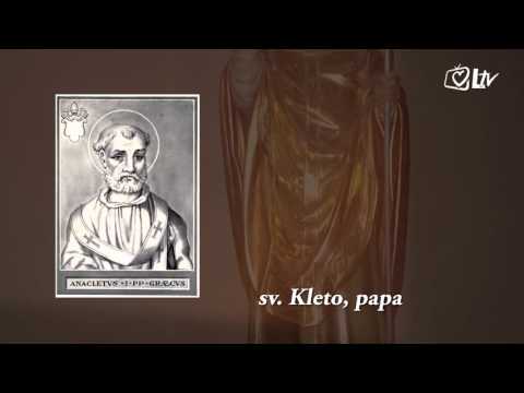 Katolički kalendar 26.4.2016. - Sveti Kleto