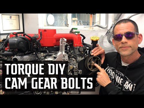 How to Use a Timing Belt to Torque Cam Gear Bolts