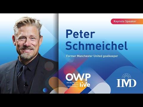 Keynote speech in 90 seconds with Peter Schmeichel  at OWP liVe