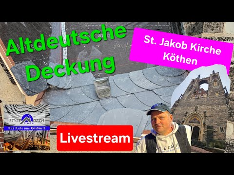 Kupfer Dachrinne Teil 1 - 10.11.2025 - St. Jakob Kirche Köthen