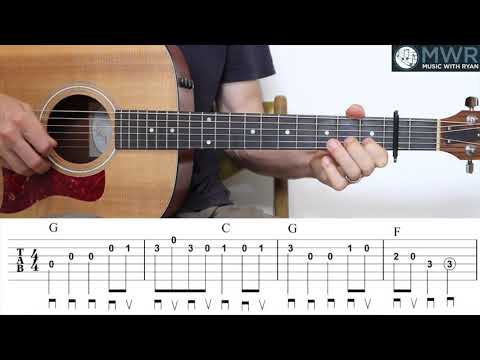 Red Haired Boy - Guitar Lesson - Beginner and Intermediate