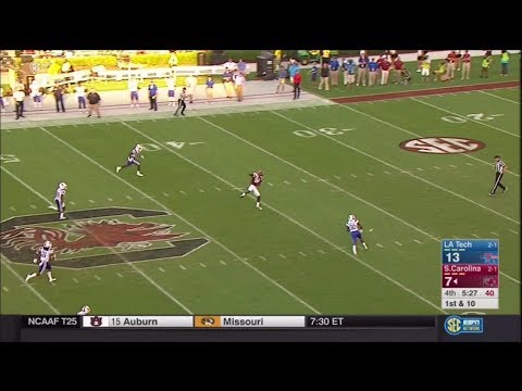 2017 USC vs Louisiana Tech - Bryan Edwards 39 Yd Reception