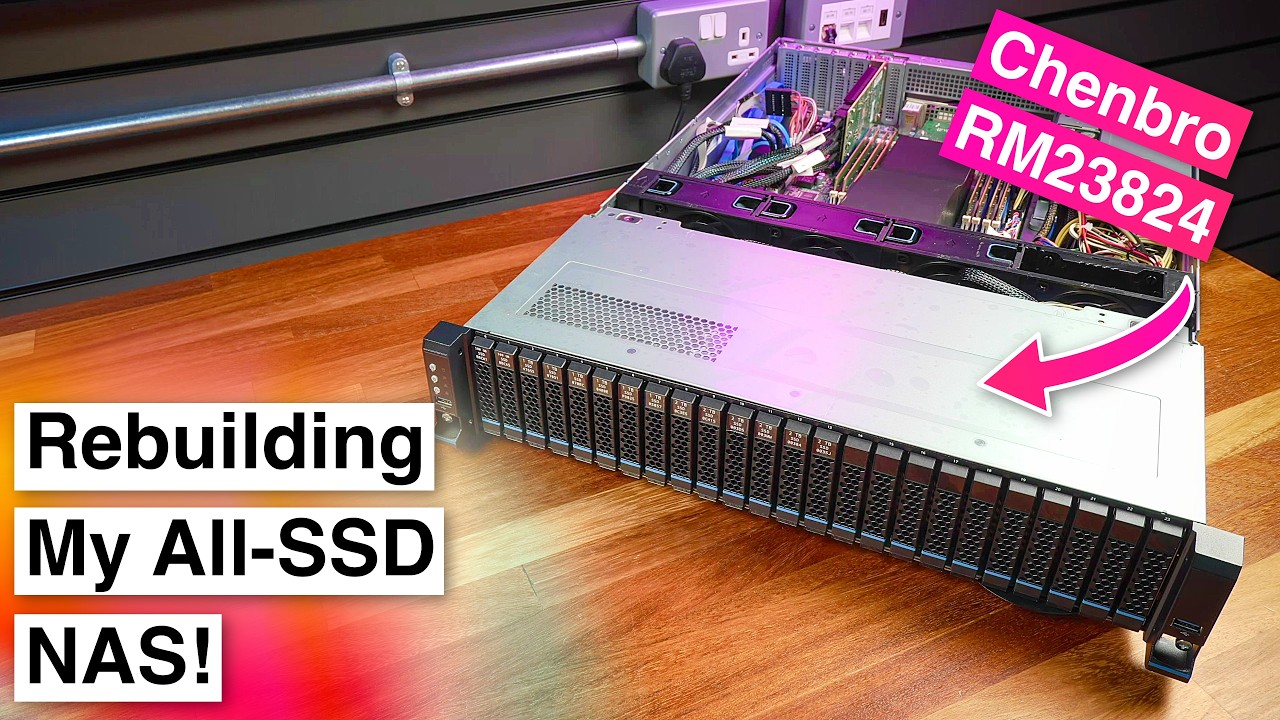 Overhauling my All-SSD NAS with a New Case! — Chenbro RM23824