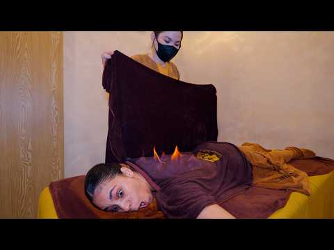 ASMR: Unreal Full Body FIRE Massage in Vietnam 🔥 The Heat was Incredible!