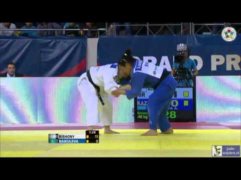 Judo 2013 Grand Prix Almaty: Rishony (ISR) - Baikuleva (KAZ) [-48kg] bronze