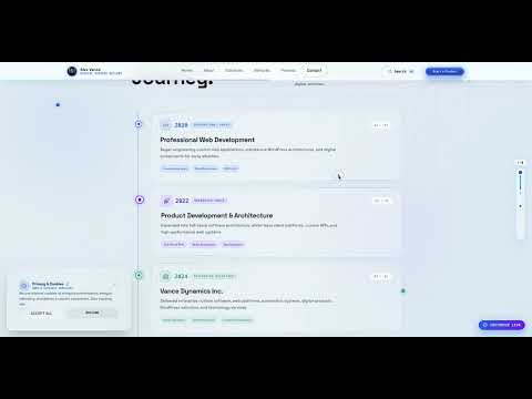 Founder Portfolio — Software & Digital Systems Preview