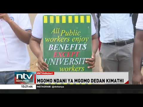 Wahadhiri wa chuo kikuu cha Dedan Kimathi waanza mgomo wao wa kipekee