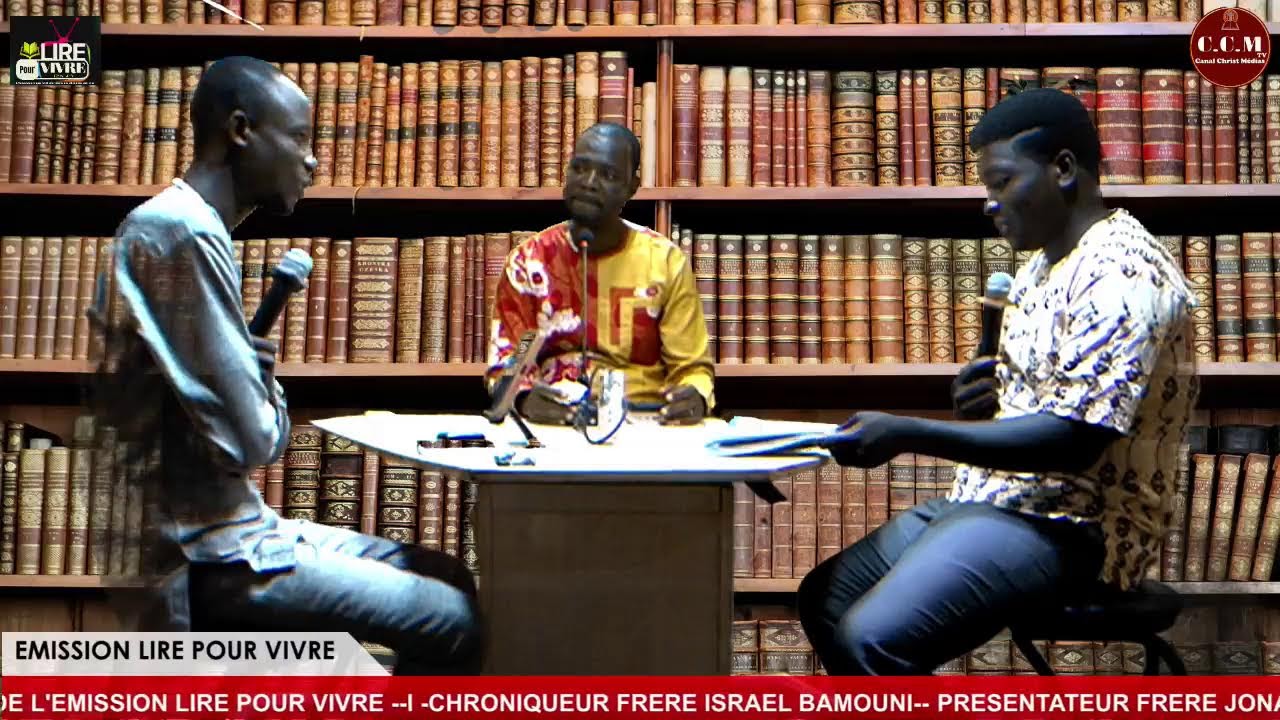 Emission Lire pour Vivre avec l'écrivain Roger Ouédraogo