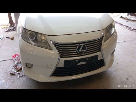 Assemble and installing front bumper (LEXUS ES350)