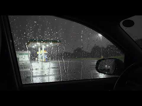 Rainy Drive Relaxation and Night Car Rain - 10 Hours
