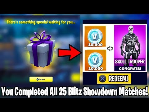 What happens when you COMPLETE all 25 Matches of ‘BLITZ SHOWDOWN’ in Fortnite! NEW ITEM REWARDS?!