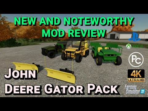 John Deere Gator Pack | Mod Review | Farming Simulator 22