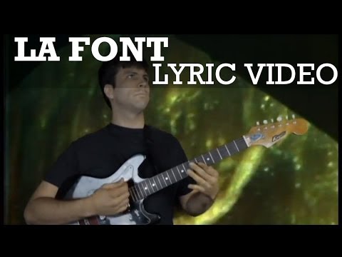 LA Font - "Apollo 10" LYRIC VIDEO from BlindBlindTiger.com