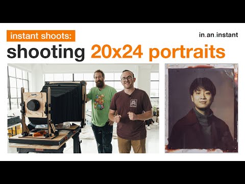 Shooting 20x24 Portraits With A Massive Camera & Unique “Instant” Process [Instant Shoots]