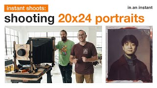 Shooting 20x24 Portraits With A Massive Camera & Unique “Instant” Process [Insta
