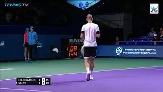 Hot Shot: Mannarino Puts Away Bang-Bang Volley In Moscow 2018