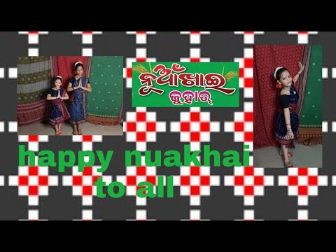 happy nuakhai || deesha and zayaa || happy wishes from both the sisters