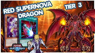 TIER 3 RED SUPERNOVA DRAGON DECK DUEL LINKS | DARK RULER RANKED GAMEPLAY