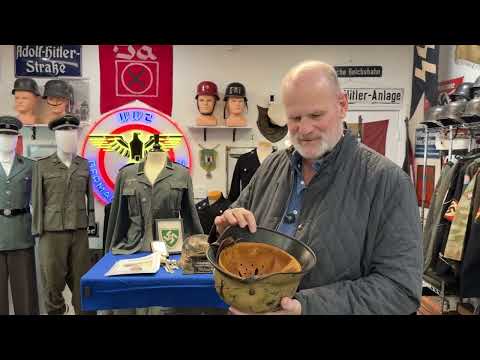 WW2 German Camo Helmet from the SOS Show