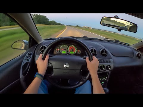 2000 Mercury Cougar V-6 - POV Night Drive (Binaural Audio)