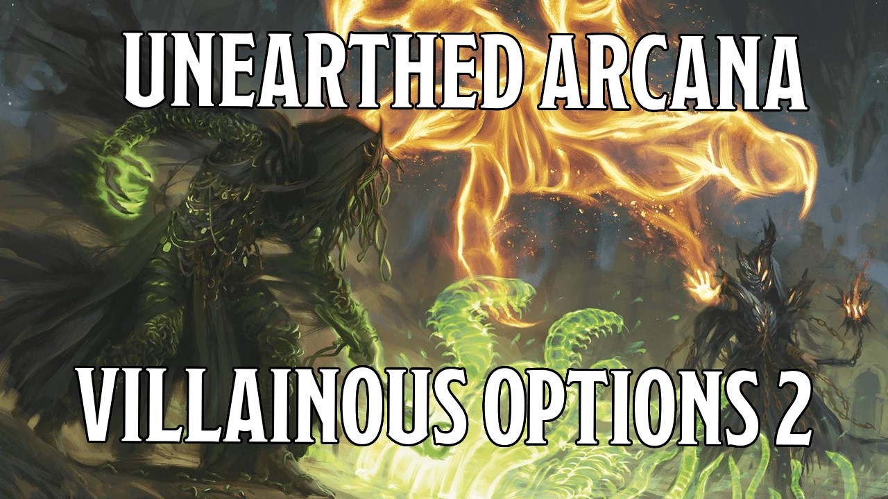Villainous Options 2 Unearthed Arcana Live React! Nerd Immersion