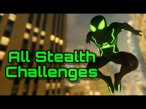 ALL Stealth Challenges In Spider-Man PS4 With The Big Time Suit | Spider-Man PS4 Gameplay