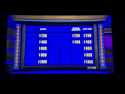 Jeopardy, E.J. Wolborsky Day 2 - 1st Daily Double found (6/13/19)