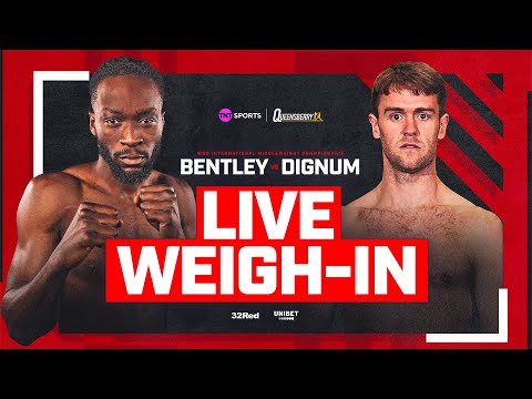 LIVE WEIGH-IN! Denzel Bentley vs Danny Dignum | Nathaniel Collins, Ryan Garner & More 💥