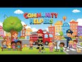 Community Helpers ‍ ‍ Fun Learning Jobs Helpers Song For Kids Happy Tales Tunes