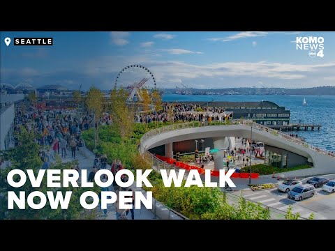 Seattle's Overlook Walk connecting Pike Place Market to Waterfront now open